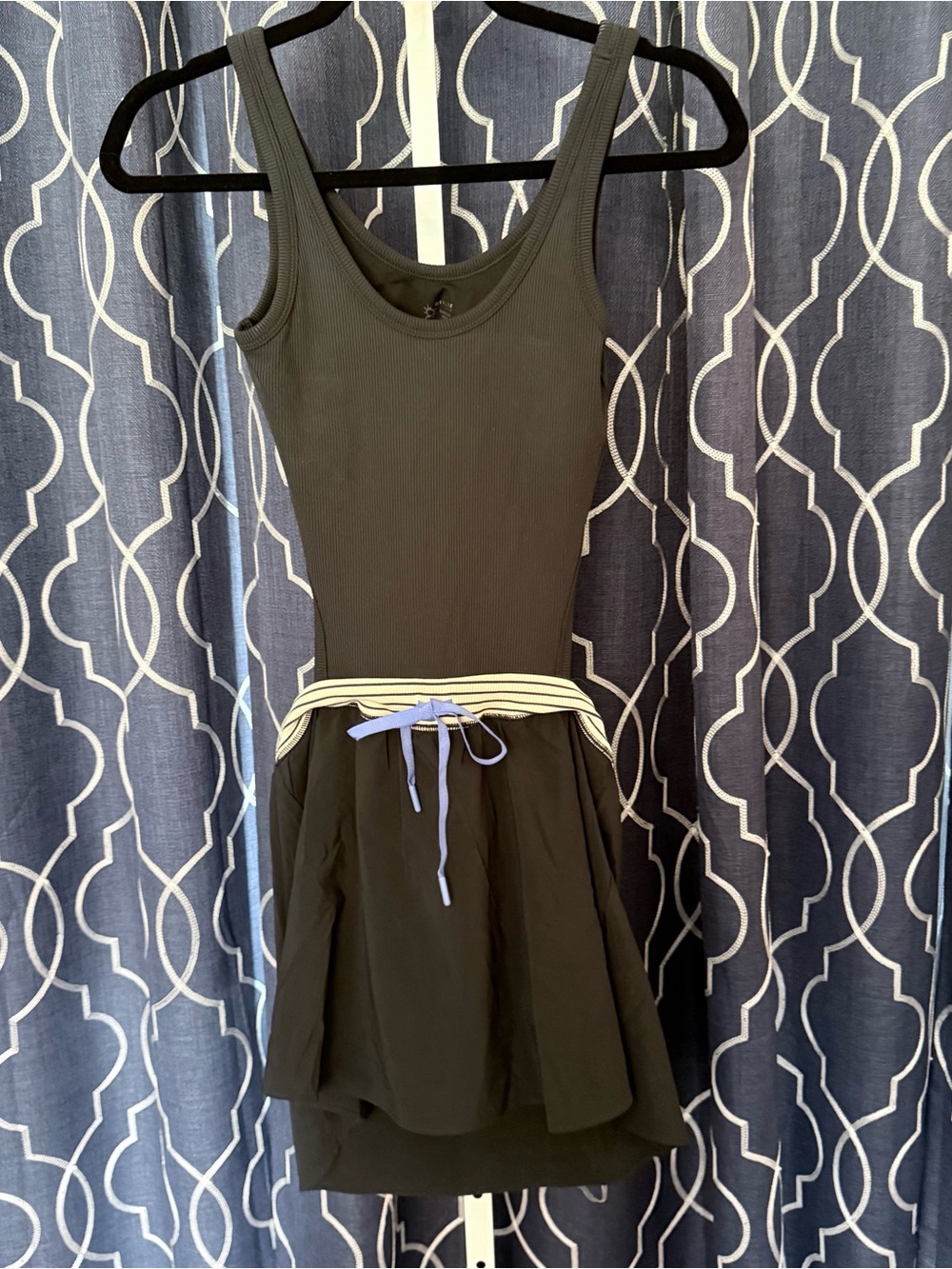 Aerie Offline Athletic Tank Dress with Shorts and Open Back NWT C23